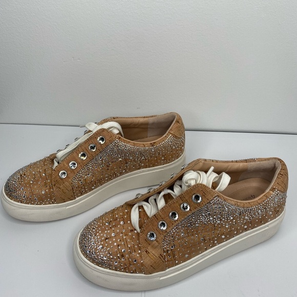 ALEX MARIE 4 Feature Technology Cork Sneaker Bling Embellished Sparkle - Picture 12 of 12